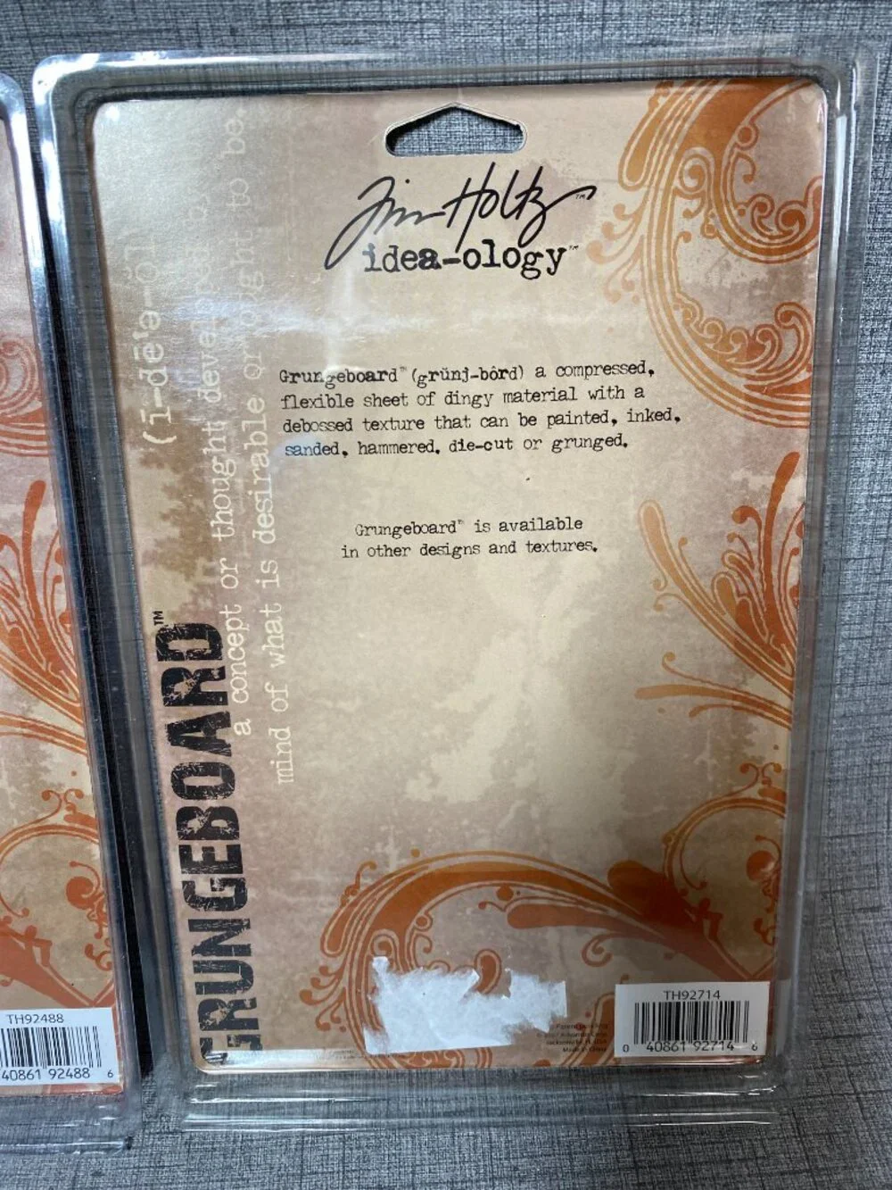 NEW Tim Holtz Idea-ology Grungeboard Dots Basics & Dots Elements Shapes